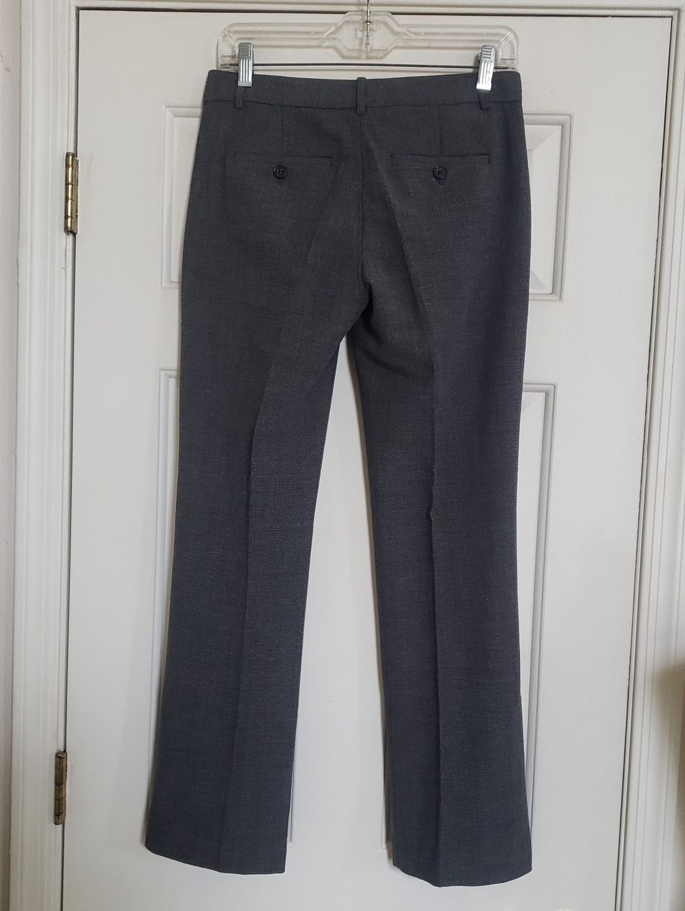 THEORY Emery Black White Tweed Straight‑Leg Trouser Pant | Virgin Wool Blend | 2 - Picture 5 of 14